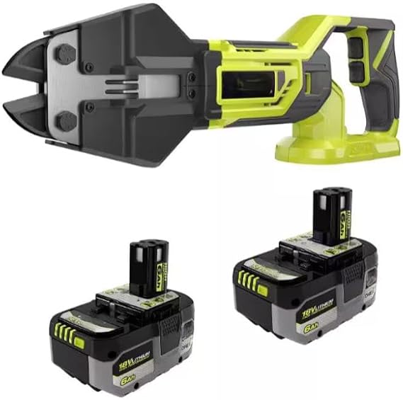 P592-PBP2007 Fits For RYOBI 18V Cordless Bolt Cutters with 6.0 Ah HIGH PERFORMANCE Battery (2-Pack)