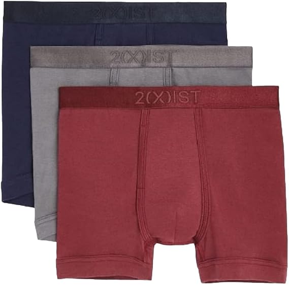 2(X)IST 3-Pack Pima Cotton Boxer Brief
