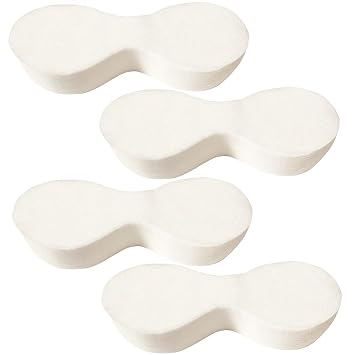 400 Sheets Disposable Eye Mask Paper, Non Woven DIY Eye Paper, Cotton Spa Eye Pads for Facials, Disposable Eye Pillow Covers Moisture Retention