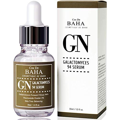 Galactomyces Ferment Filtrate 94% Concentrated Facial Serum - Hydrating Formula for Balanced Skin, 1 Fl Oz 30ml