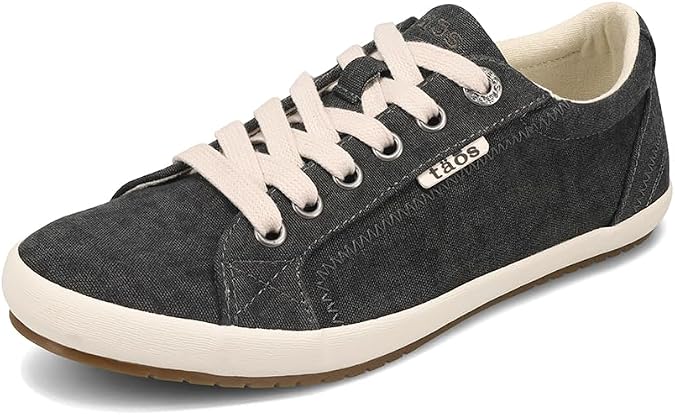 Taos Star Women's Sneaker - Iconic Style with Canvas Design for Everyday Adventures - Custom Fit Lacing and Premium Removable Footbed with Arch Support for All Day Comfort