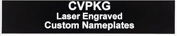 Nameplate for Pelican 1550 Case (Black)