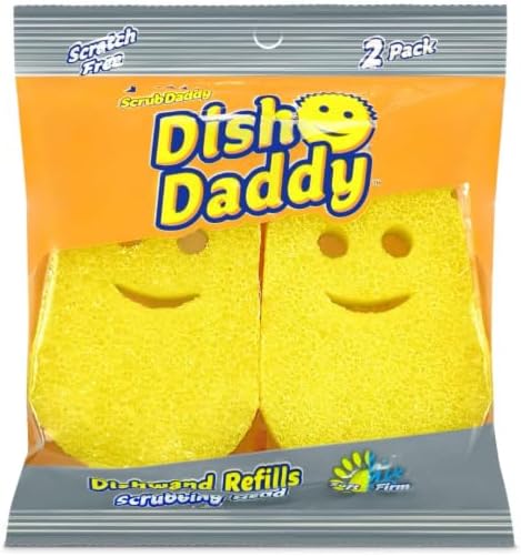 Scrub Daddy Dish Daddy Refills (2 Adet) Sarı, Pembe