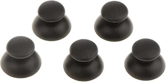 Baosity for SONY PS3 Controller Compatible 3D Joystick Thumb Stick Thumb Grip Cap Analog Thumb Stick Module Repair Parts Replacement 5pcs ABS Material