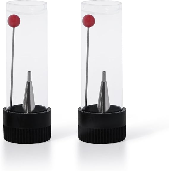 Art Institute Glitter 2-Pack Precision Ultra Fine Metal Tips and Pins