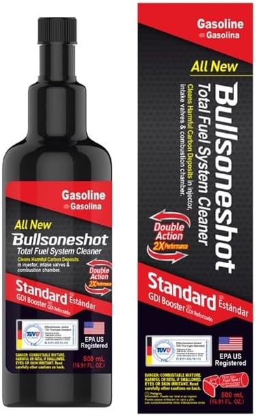 Bullsoneshot Standard Total Fuel System Cleaner & Fuel Additive for Gasoline Engine