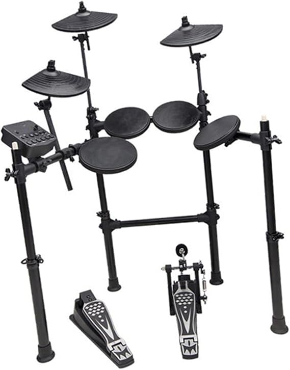 Adult Folding Electronic Drums for Beginners, Portable Electronic Drums with 128 Tones Electronic Drums and Percussion