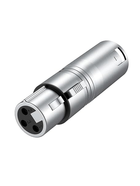 CableCreation XLR Adapter Connector, XLR Microphone Cable Extension Coupler | XLR Microphone Cable Extension Coupler For Microphone,Mixer, Speaker, Amplifier, Studio, Live-Stage, Game Stream