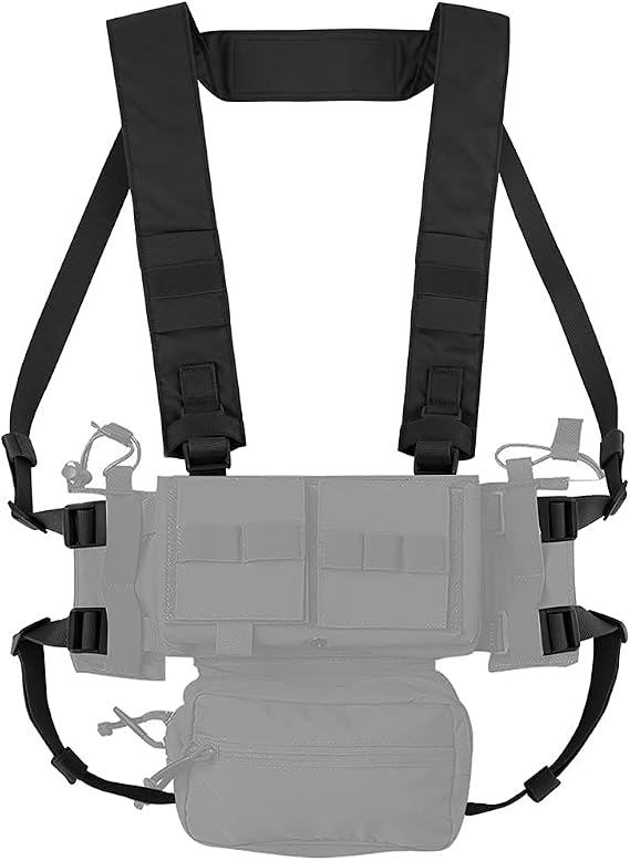 KRYDEX Fat Strap Shoulder Harness and Back Strap for MK3 MK4 MK5 Chest Rig