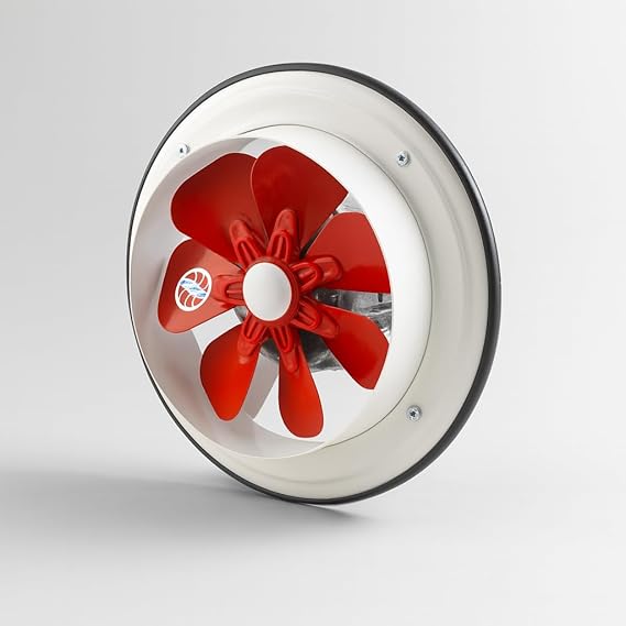 Baca Tipi Aspiratör Sessiz 250 mm Havalandırma Fan Ev ve Sanayi Tipi Güçlü Hava Emişli Koku Giderici