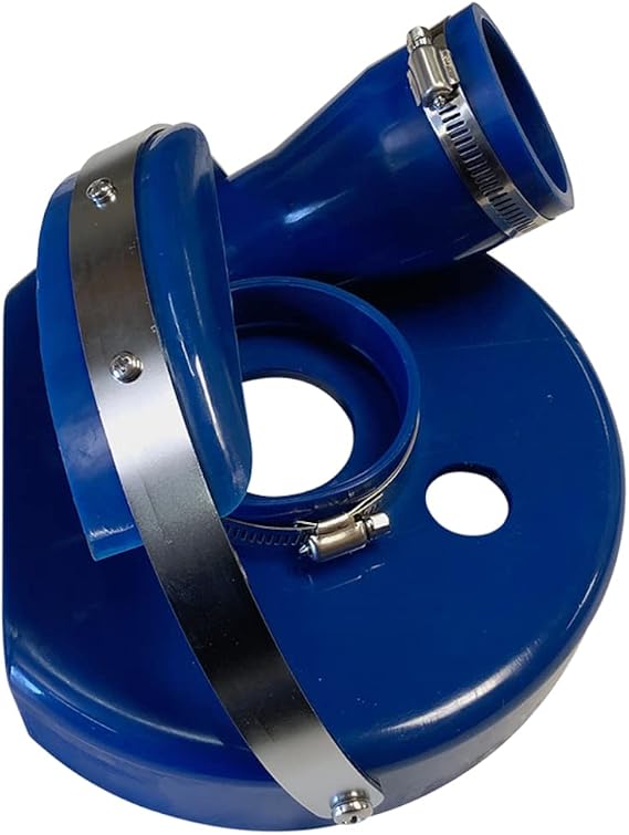 7" Polyurethane Dust Shroud for Angle Grinders and Threaded Grinding Wheels | Include adapters to fit angle grinders from Dewalt, Makita, Metabo, Hitachi, Milwaukee, and Blastrac