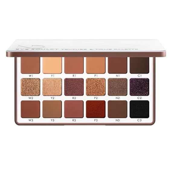 Natasha Denona EYE SCULPT TEXTURE AND TONE EYESHADOW PALETTE - Dramatic
