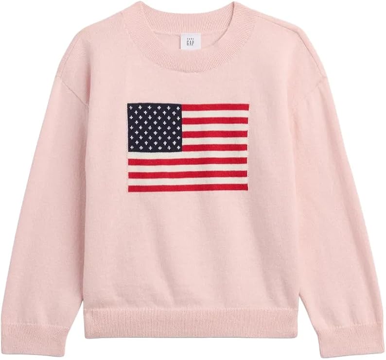 Gap Baby Girls' Americana Crewneck Sweater