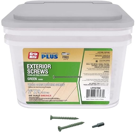 Building Products DCK Screw STR 2" 25LB