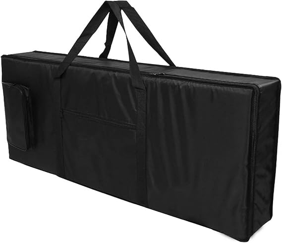 61-Key Keyboard Bag, Electric Piano Gig Case, Portable Padded Carry Bag for 61-Key Keyboards