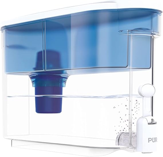 PUR Large Filtered Water Dispenser, 30 Cup Includes 1 PUR Water Pitcher Filter