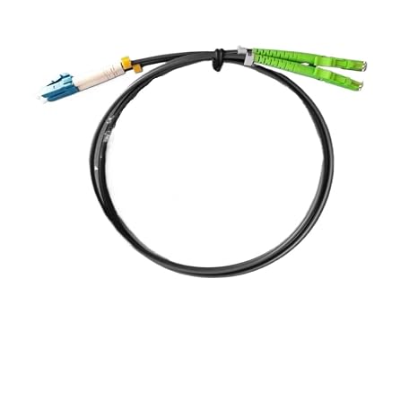 Armored Fiber Optic Patch Cable 5M-500M | 2-core Single Mode(300M 1pc TPU,E2000A-SCA)