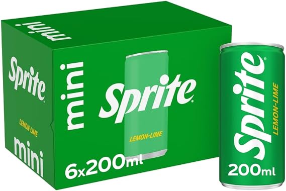Sprite Lemon Lime 6 x 200ml Cans