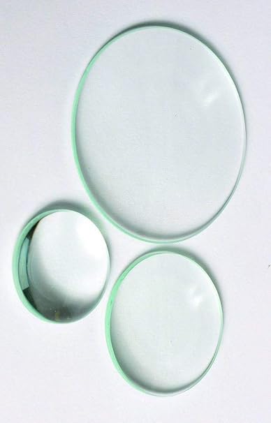 United Scientific Supplies LCV302 Double Convex Lens, 38 mm Diameter, 50 mm Focal Length