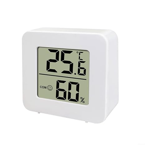 Room Thermometer Indoor Hygrometer, Home Humidity Gauge, Digital Temperature and Humidity Monitor, Humidity Sensor Meter for Home, Baby Room, House, Reptile, Incubator