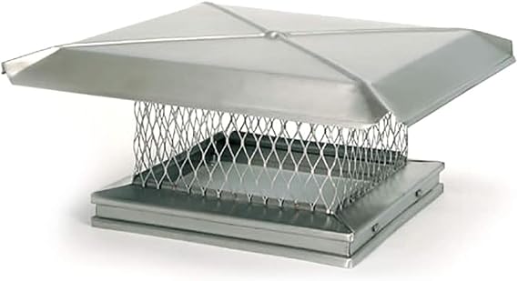 Pro Stainless Steel Chimney Cap by Copperfield Chimney Supply 8 Inch x 13 Inch