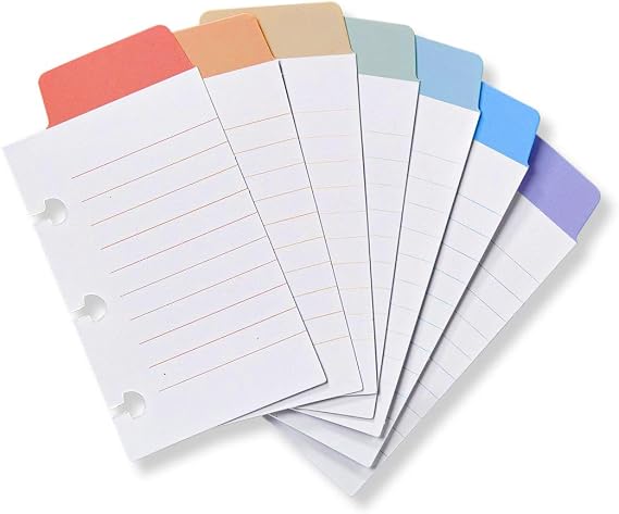 Levenger Circa Vibrant smartTabs - Set of 70 - Discbound Color-Coded, unlabeled tabs That are writable