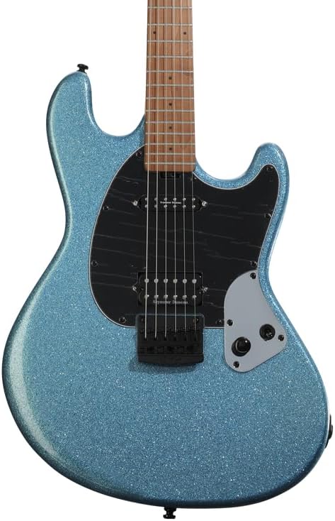 Sterling By Music Man Ryan "Fluff" Bruce Signature StingRay Electric Guitar - Amana Boat Blue, Maple Fingerboard