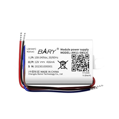 2 pcs AC-DC Step Down Power Module Isolated Lightning Protection Circuit AM31/AM11-C 5-12W 5-12V Low Power EMC Industrial Grade (AM11-5W12C)