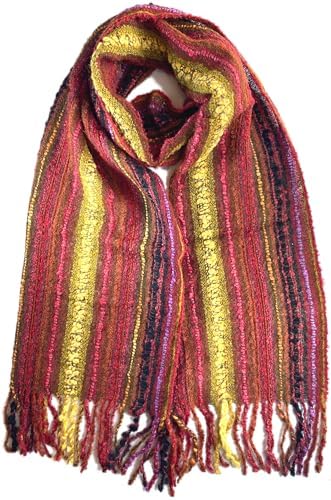 Generico 100% Baby Alpaca Scarf For Women. Made in Peru. Soft, Clean and Hypoallergenic. Luxurious Weave. Handmade