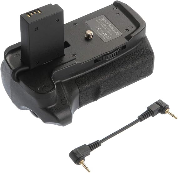 FocusFoto Pro Vertical Multi Power Battery Pack Grip Holder for Canon EOS 200D Rebel SL2 DSLR Camera Replacement for BG-1Y