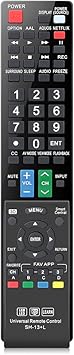 for Sharp-Smart-TV-Remote-Replacement, Universal Remote Control for All Sharp AQUOS HDTV 3D LCD LED Smart TVs