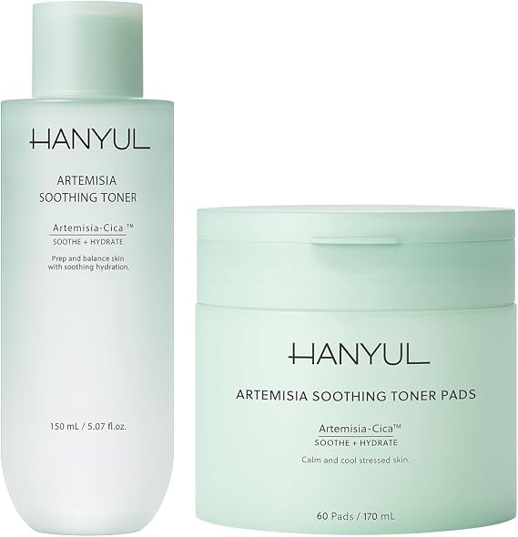 HANYUL Artemisia Toner + Toner Pads