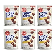 Made In Nature Organic Figgy Pops, Banana with Nut Butter, 4.2 Ounce (Pack of 6) Unbaked Fruit & Nut Energy Bites, Non-GMO, Gluten Free, Vegan