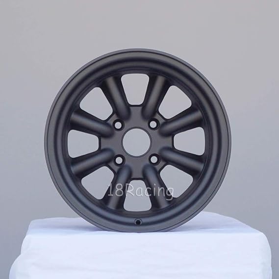 4 Pcs Rota Rkr Wheels 15x9 Pcd:4x114.3 Offset:0 & Offset: -15 Hb:73 Magnesium Black