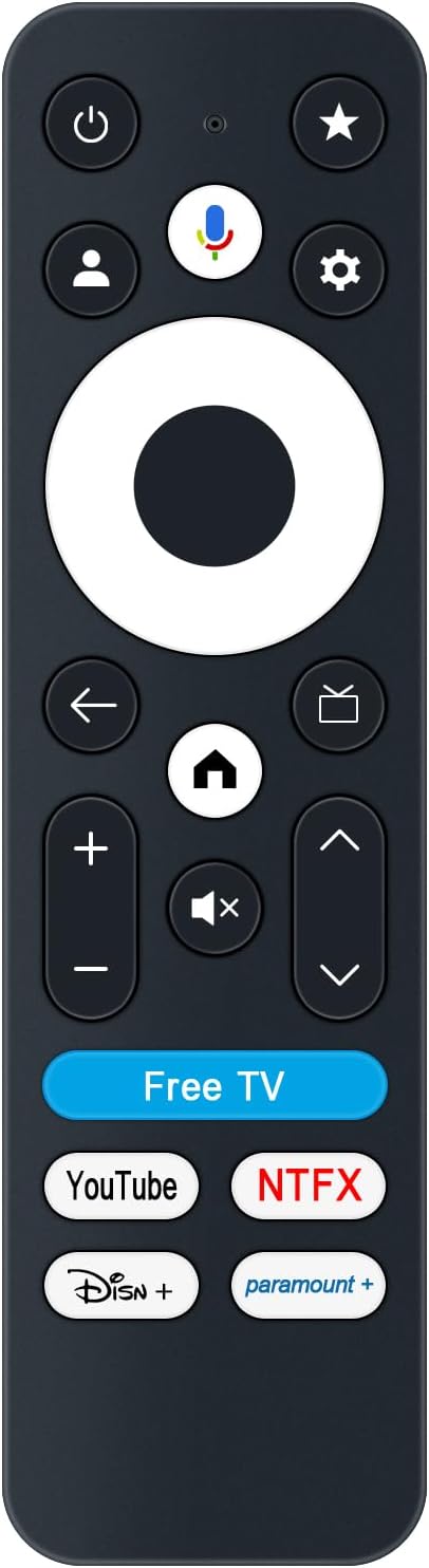 Replace Voice Remote Compatible with Onn 4K Pro Streaming Device Google TV