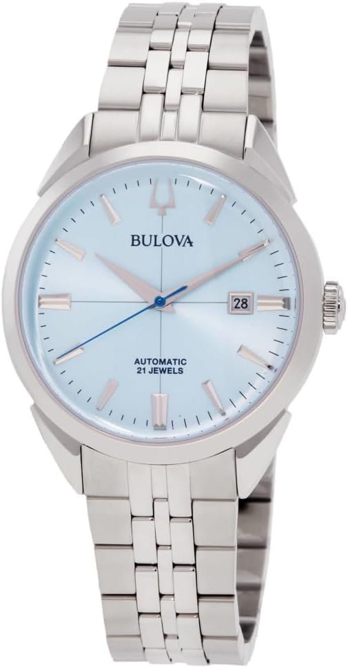 Bulova Automatic Watch 96B423, Silver, Modern