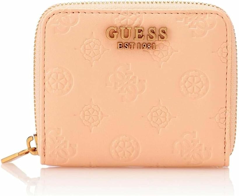 GUESS レディース Laurel スモール ジップアラウンド ウォレット, ライトローズ, one_size