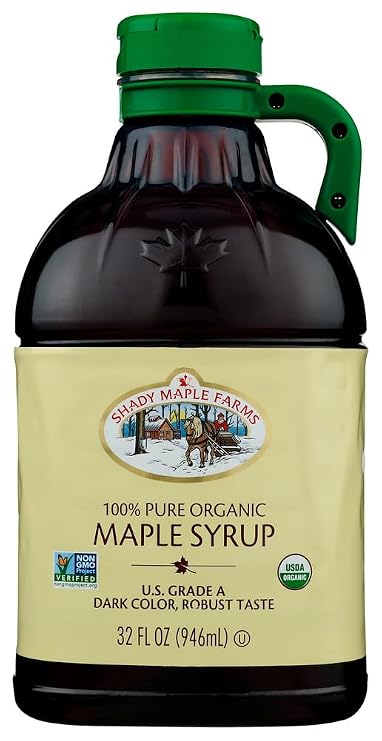 Shady Maple Farms Grade B Maple Syrup Plastic 32 Oz