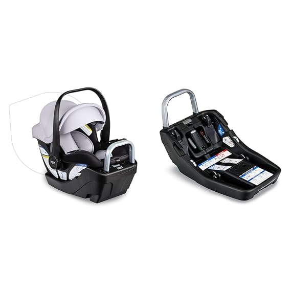 Britax Willow S Infant Car Seat with Alpine Base, ClickTight Technology, Rear Facing Car Seat & AlpineTM Infant Car Seat Base with ClickTight