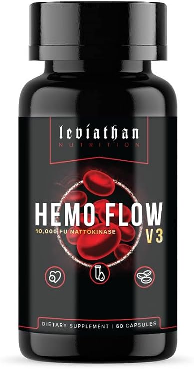 Leviathan Nutrition Hemo Flow | Supplement with Nattokinase for Nitric Oxide