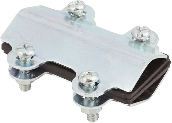Do It Best Pipe Repair Clamp 410353 - Plated Steel, Modern Style - 3/8 In., 1/2 In., 3/4 In. IPS