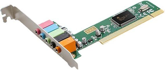 PCI 5.1 Surround Sound Card for PC Gaming and Home Theater CMI8738 Chip 4 Channels Surround Sound Easy Install Surround Sound Card DLSsoundLibrary Technology A3D1.0 and DS3D Support