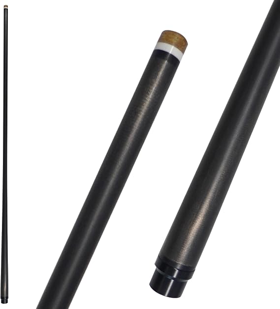 OKHEALING - 29" Pin Carbon Pool Cue Single Shaft, Tips 12.9mm, 12.4mm, 13mm, 12mm, 12.5mm Ultra Smooth, Controllable Pro Taper
