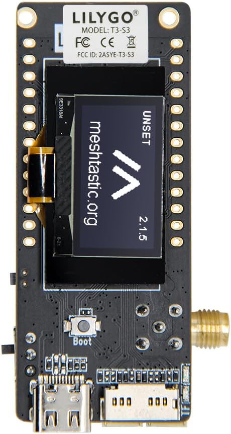 LILYGO T3S3 V1.2 ESP32-S3 LoRa Meshtastic TTGO Development Board