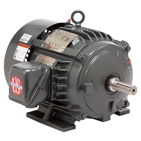 5 hp 1200 RPM 215T Frame 208-230/460V TEFC Nidec Electric Motor # HD5P3E