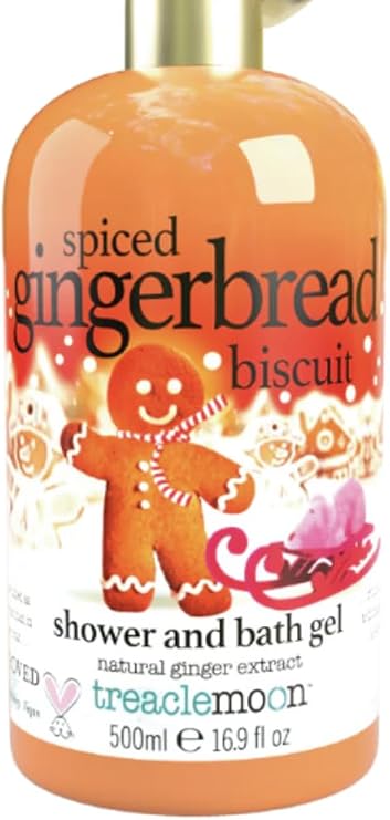 TreacleMoon Spiced Gingerbread Biscuit Showeer and Bath Gel 500ml
