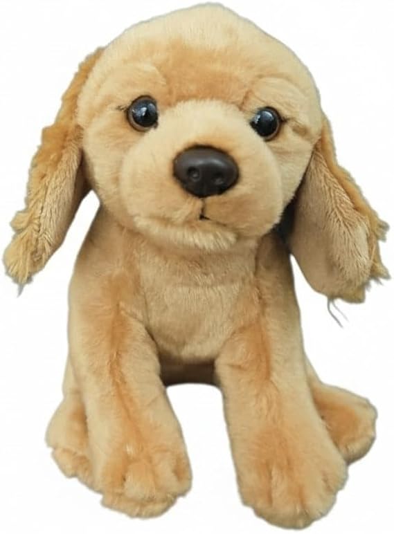 Cute Brown Labrador/Cocker Spaniel Puppy Stuffed Animal Plush Toy, Mini Soft Dog Doll, Adorable Pet Companion Gift for Kids, Girls & Dog Lovers(Cocker Spaniel)