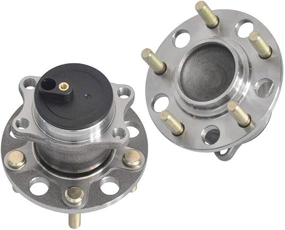 Wheel Hub and Bearing Assembly Right Passenger Left Driver Rear Side Polished Protected with ABS Sensor 5 Lugs 5105719AB BR930609 FRWHBF22JCP2S