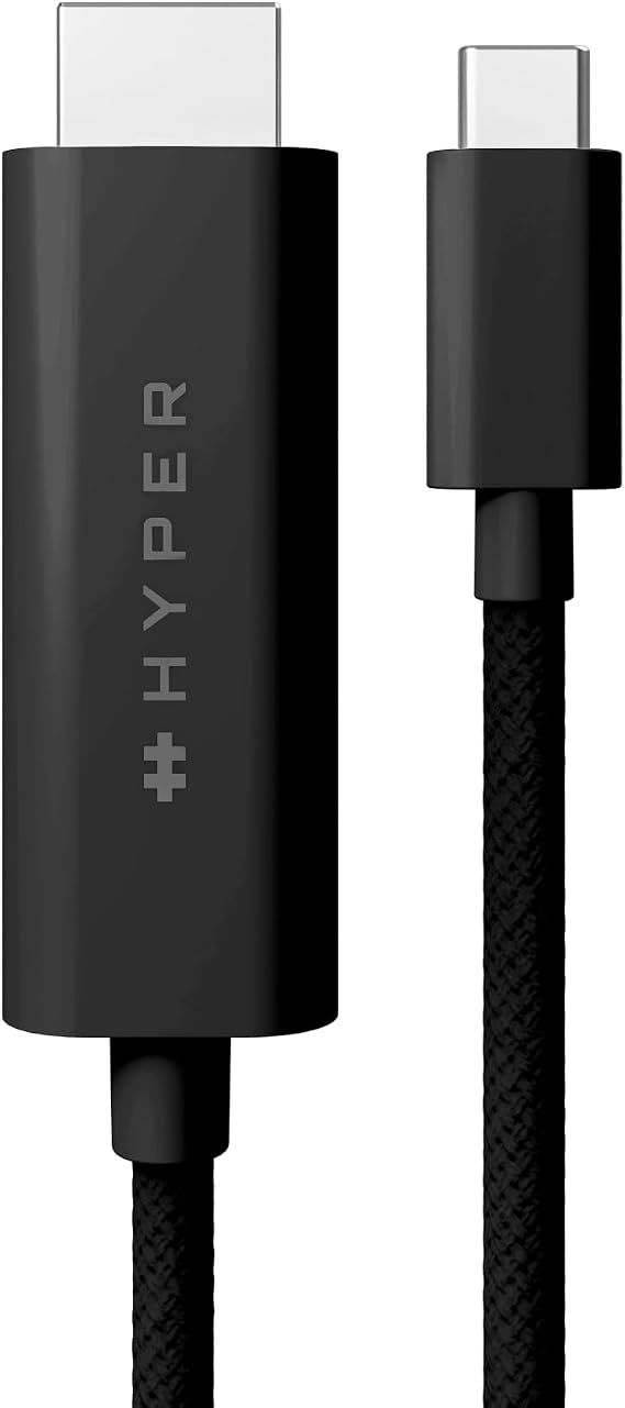 Hyper HyperDrive USB-C to HDMI 4K60Hz Cable - Black