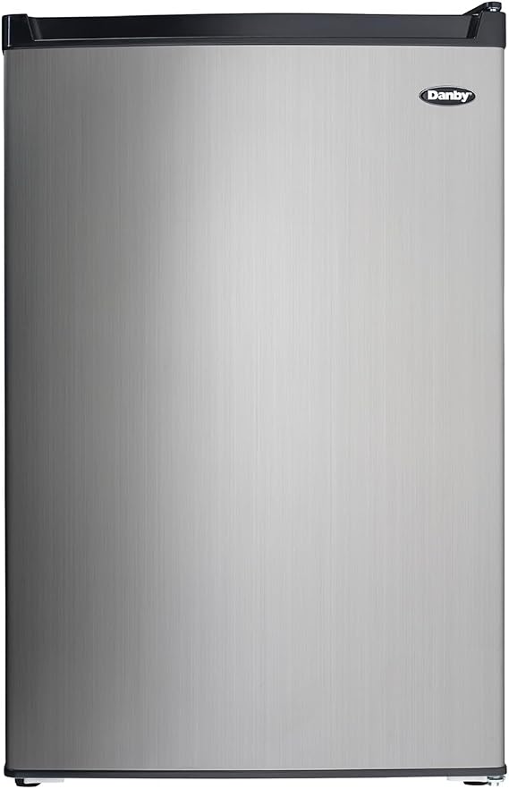 Danby DCR045B1BSLDB 4.5 cu. ft. Compact Fridge with True Freezer in Stainless Steel